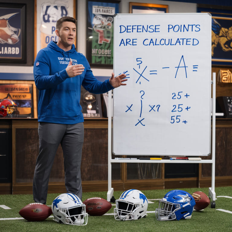 How Are Defense Points Calculated In Fantasy Football?