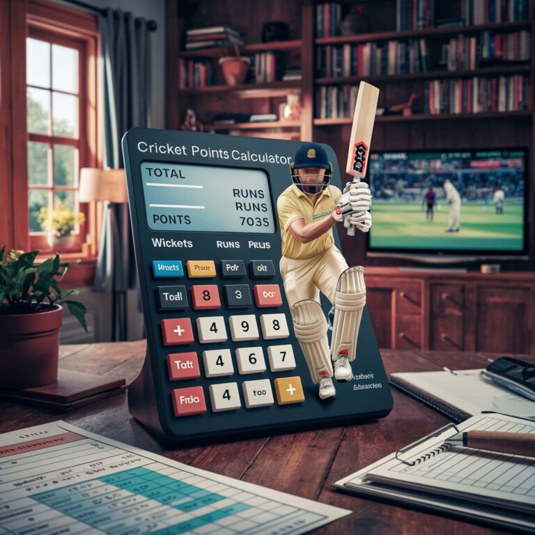 Fantasy Cricket Points Calculator: Maximize Your Winning Strategy